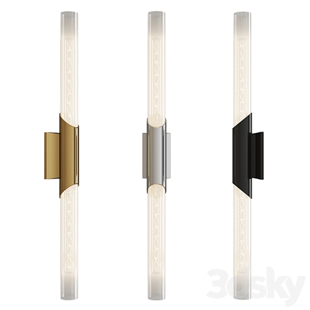 Pylon led double wall sconce